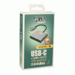 تبدیل تایپ سی به HDMI/USB3.0/DP کی نت پلاس مدل KNET PLUS KP-MFCMS103