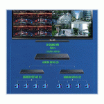 سوئیچ کواد 4 پورت HDMI همراه با آداپتور و ریموت یوگرین مدل UGREEN CM201 50748