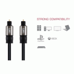 کابل صدا اپتیکال کی نت پلاس مدل KNET PLUS KP-CSO0018 به طول 1.8 متر