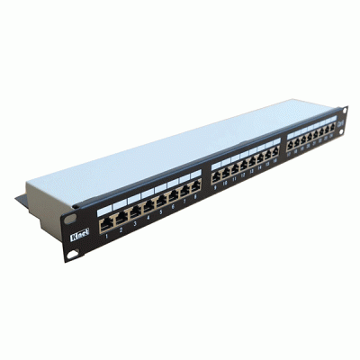 پچ پنل 24 پورت Cat6 STP کی نت مدل KNET K-NPC6U024