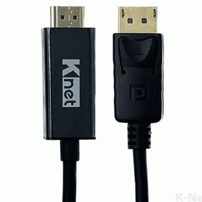 کابل DISPLAYPORT به HDMI کی نت مدل KNET K-CODP2HD15 به طول 1.5 متر