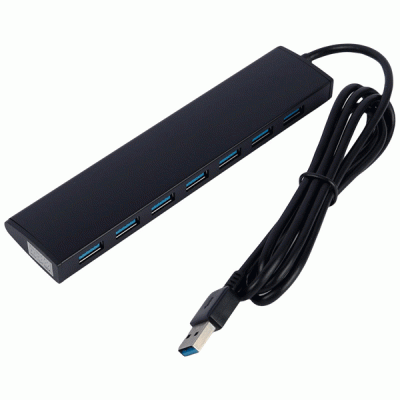 هاب 7 پورت USB 3.0 کی نت مدل KNET K-HUAMH127