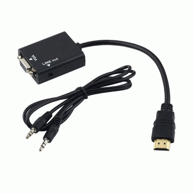 مبدل HDMI به VGA کی نت مدل KNET K-COHD2VGAP