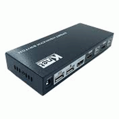 سوییچ HDMI KVM دو پورت کی نت مدل KNET K-SWKH402