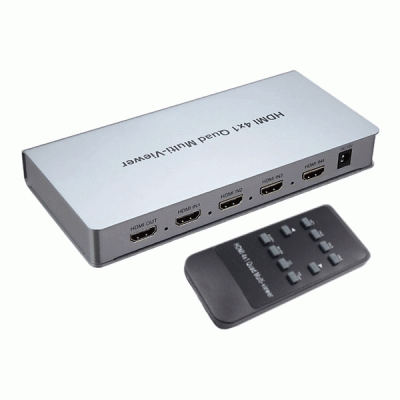 سوئیچ کواد 4 پورت HDMI کی نت مدل KNET K-SWHDQ004
