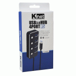 هاب 4 پورت USB 3.0 کی نت مدل KNET K-HUAMH504