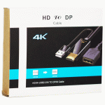 تبدیل HDMI به DISPLAYPORT با رزولوشن 4K همراه پورت تقویت کننده USB 2.0 کی نت مدل KNET K-COHD2DP15