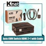 سوییچ KVM دو پورت HDMI کی نت مدل KNET K-SWKHM002