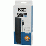هاب 7 پورت USB 3.0 کی نت مدل KNET K-HUAMH127