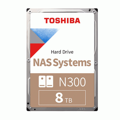 هارد دیسک اینترنال توشیبا مدل TOSHIBA N300 با ظرفیت 8 ترابایت