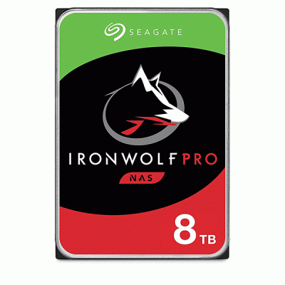 هارد دیسک اینترنال سیگیت مدل SEAGATE IRONWOLF PRO با ظرفیت 8 ترابایت