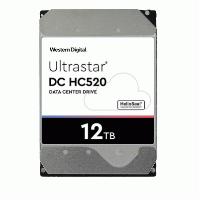 هارد دیسک اینترنال وسترن دیجیتال مدل WAESTERN DIGITAL ULTRASTAR HUH721212ALE604 با ظرفیت 12 ترابایت