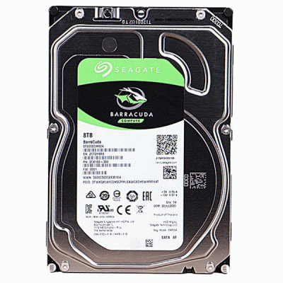 هارد دیسک اینترنال سیگیت مدل SEAGATE ST8000DM004 BARRACUDA با ظرفیت 8 ترابایت