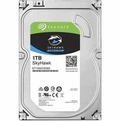 هارد دیسک اینترنال سیگیت مدل SEAGATE SKY HAWK ST1000VX005 با ظرفیت 1 ترابایت