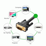 کابل VGA یوگرین مدل UGREEN VG101 به طول 30 متر