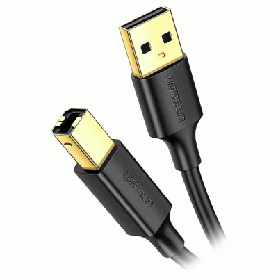 کابل USB 2.0 پرینتر یوگرین مدل UGREEN US135 به طول 1.5 متر