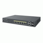 سوئیچ 8 پورت گیگابیت POE و مدیریتی انجنیوس مدل ENGENIUS ECS1112FD