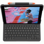 کیبورد تبلت لاجیتک مدل LOGITECH SLIM FOLIO مناسب برای تبلت اپل IPAD 5/6
