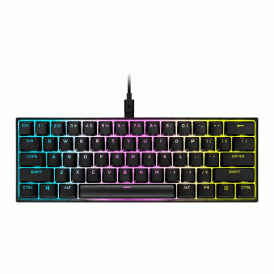 کیبورد گیمینگ کورسیر مدل CORSAIR K65 RGB MINI MXRED