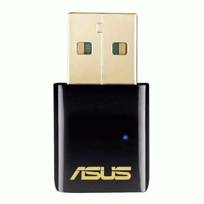 کارت شبکه بی سیم و دوباند AC600 ایسوس مدل ASUS USB-AC51