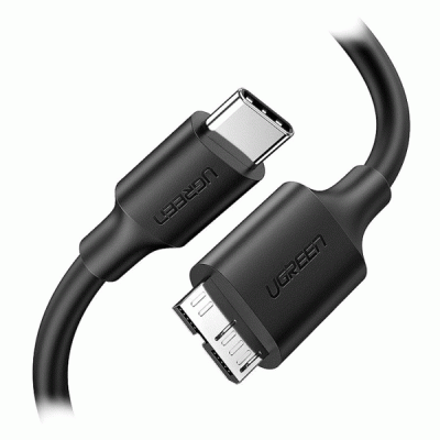 کابل TYPE C به MICRO USB (هارد) یوگرین مدل UGREEN US312 90996 به طول 0.5 متر