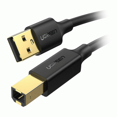 کابل USB 2.0 پرینتر یوگرین مدل UGREEN US135 به طول 1.5 متر