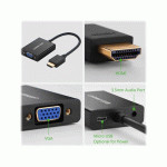 تبدیل HDMI به VGA یوگرین مدل UGREEN MM102