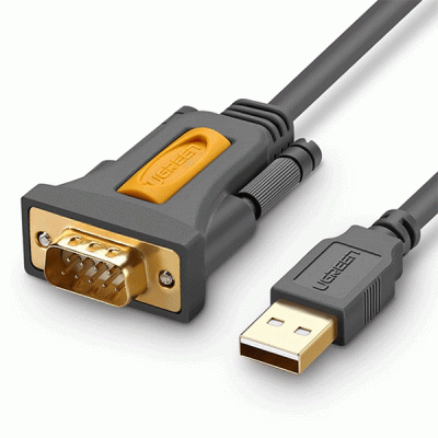 کابل تبدیل USB به سریال RS232 یوگرین مدل UGREEN CR104 به طول 1.5 متر