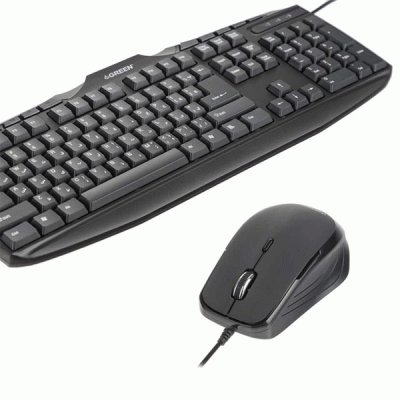 کیبورد و موس گرین مدل GREEN GKM-305
