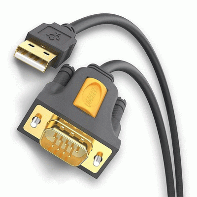 کابل تبدیل USB به سریال RS232 یوگرین مدل UGREEN CR104 به طول 1 متر