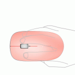 موس بی سیم رپو مدل RAPOO AG200 SILENT