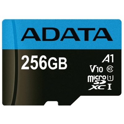 کارت حافظه MICROSDHC ای دیتا کلاس 10 استاندارد UHS-I U1 سرعت 100MBps مدل ADATA PREMIER ظرفیت 256 گیگابایت