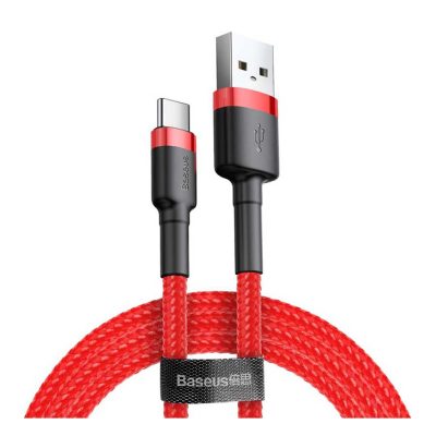 کابل تبدیل USB به USB-C بیسوس مدل BASEUS CATKLF-CG1 CAFULE به طول 2 متر
