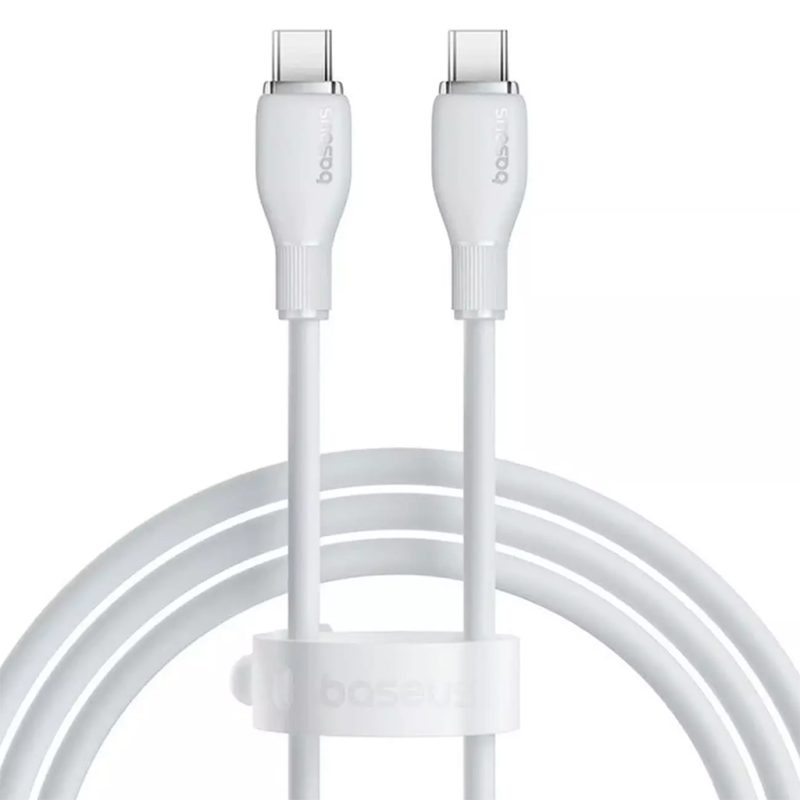 کابل سوپر فست شارژ TYPE C به TYPE C بیسوس مدل BASEUS CB000055 P10355702111-B1 به طول 2 متر
