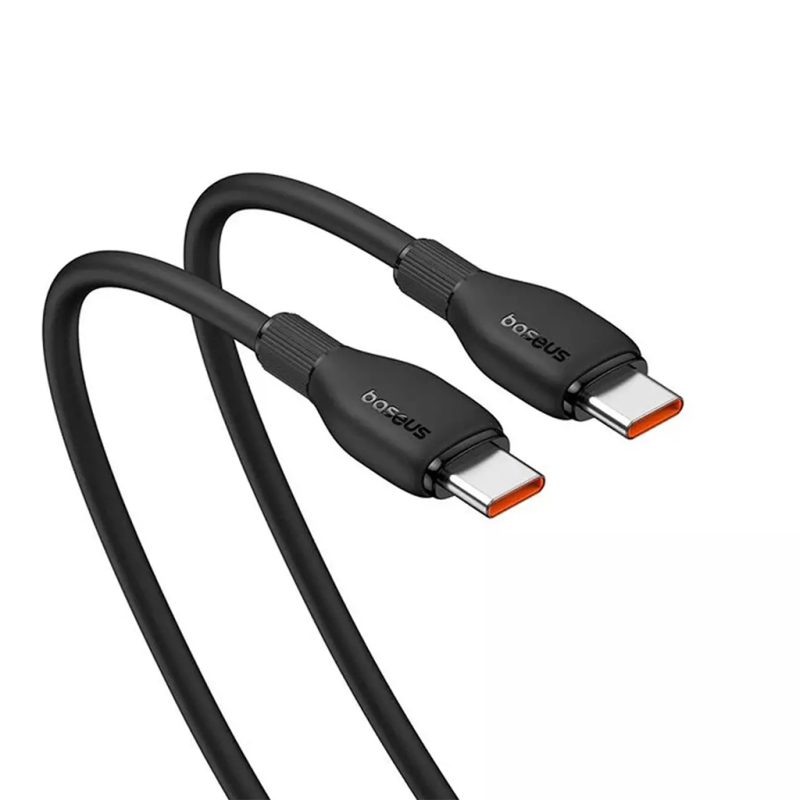 کابل سوپر فست شارژ TYPE C به TYPE C بیسوس مدل BASEUS CB000055 P10355702111-B1 به طول 2 متر