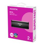 حافظه SSD اکسترنال ای دیتا مدل ADATA SE760 با ظرفیت 2 ترابایت