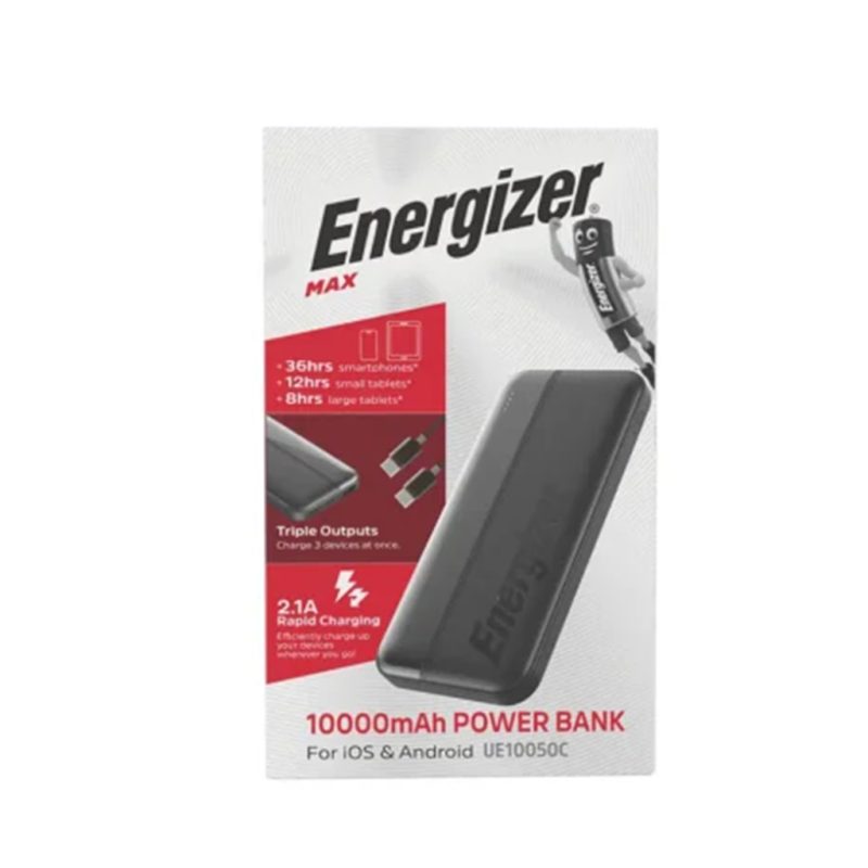 پاوربانک 10000 میلی آمپری انرجایزر مدل ENERGIZER UE10050