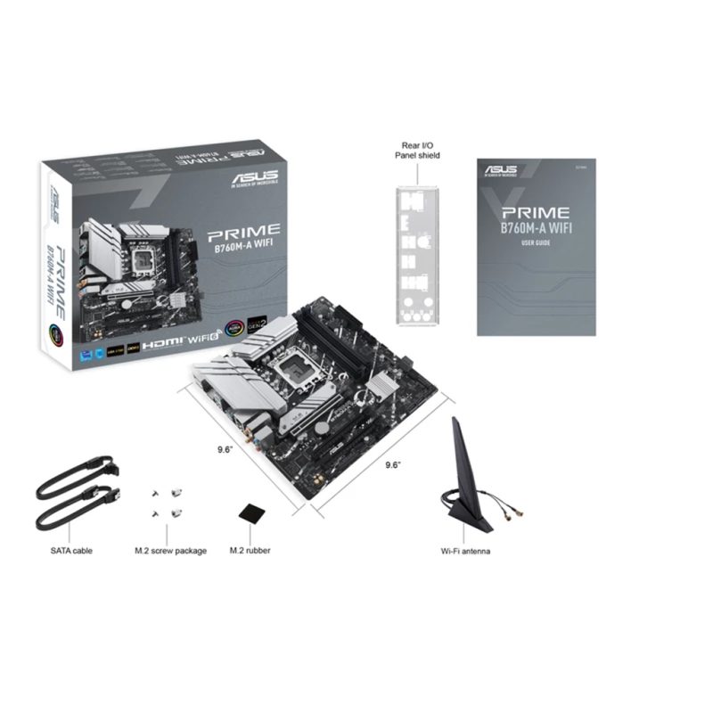 مادربرد ایسوس مدل ASUS PRIME B760M-A D5
