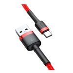 کابل تبدیل USB به USB-C بیسوس مدل BASEUS CATKLF-CG1 CAFULE به طول 2 متر
