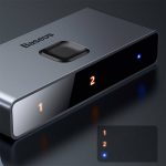 سوئیچ دو پورت HDMI بیسوس مدل BASEUS CAHUB-BC0G