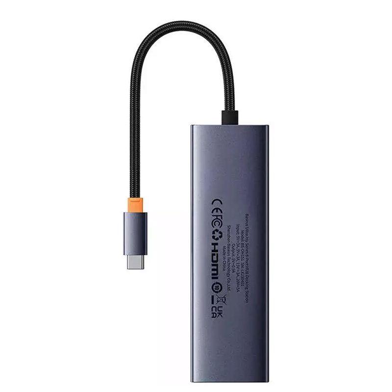 هاب 6 پورت USB-C بیسوس مدل BASEUS BS-OH151