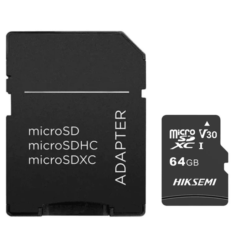 کارت حافظه MICROSDHC هایکسمی کلاس 10 مدل HIKSEMI HS-TF-C1 ظرفیت 64 گیگابایت به همراه آداپتور