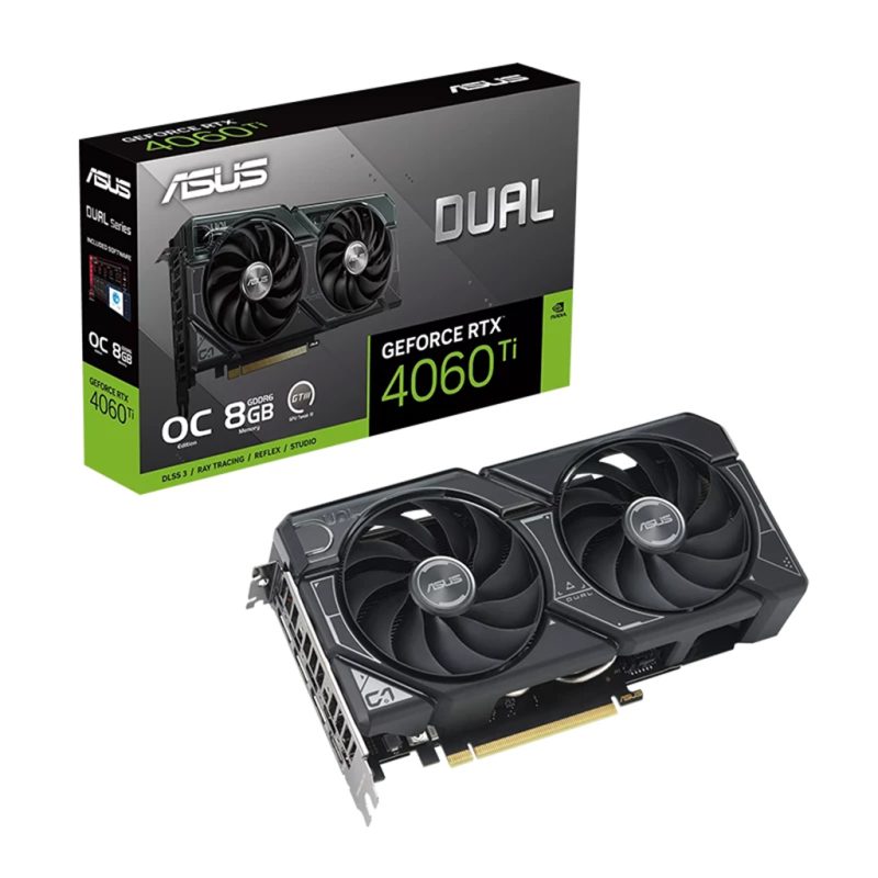 کارت گرافیک ایسوس مدل ASUS GEFORCE RTX 4060 TI OC EDITION 8GB