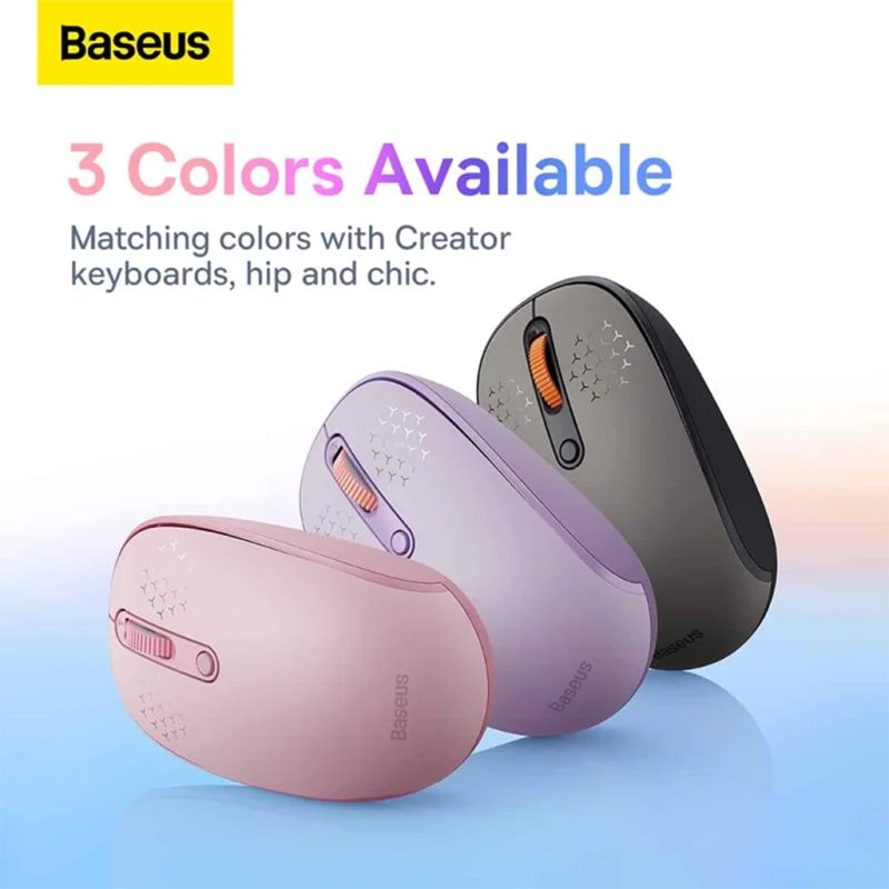 موس بی سیم بیسوس مدل BASEUS F01B TRI-MODE