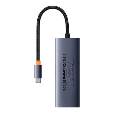 هاب 6 پورت USB-C بیسوس مدل BASEUS BS-OH118