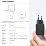 شارژر دیواری بیسوس مدل BASEUS SUPER SI 30W