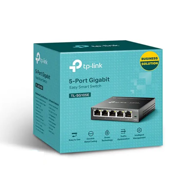 سوئیچ گیگابیتی 5 پورت دسکتاپ تی پی لینک مدل TPLINK TL-SG105E