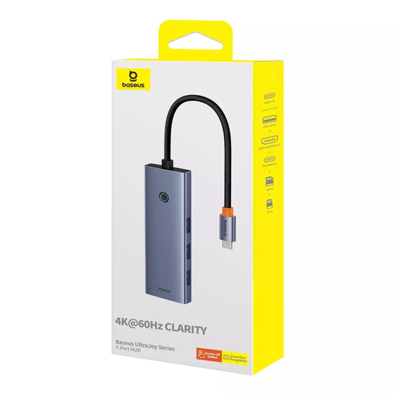 هاب 7 پورت USB-C بیسوس مدل BASEUS BS-OH160
