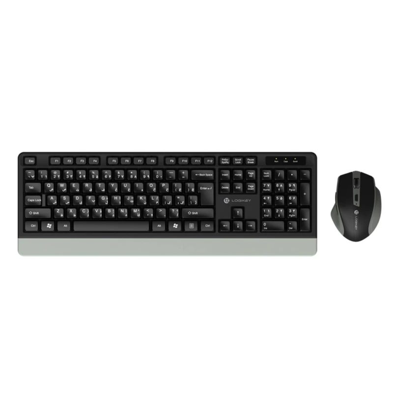 کیبورد و موس بی سیم لاجی کی مدل LOGIKEY KM226B