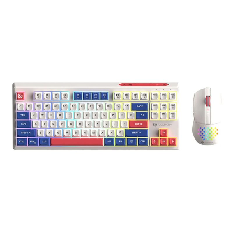 کیبورد و موس بی سیم لاجی کی مدل LOGIKEY KM329W